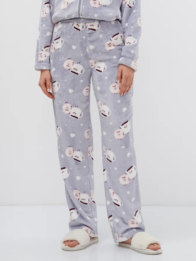 Брюки из плюша