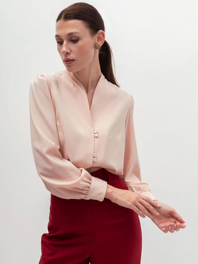 Блузка OD-735-10 бледно-розовый