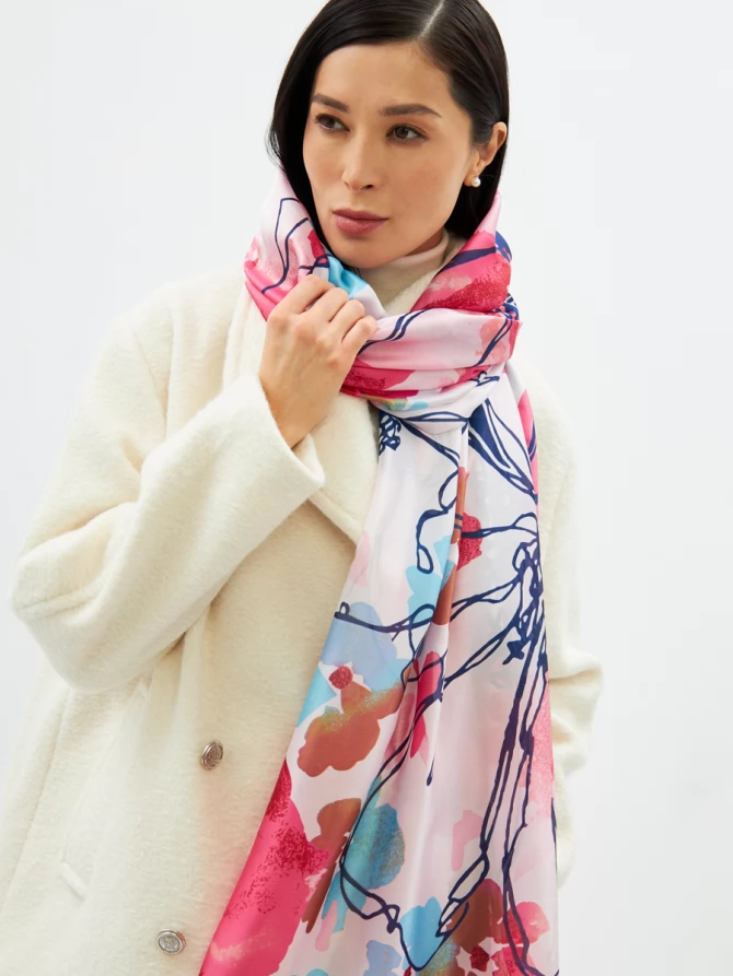 Палантин женский D2-1351-1