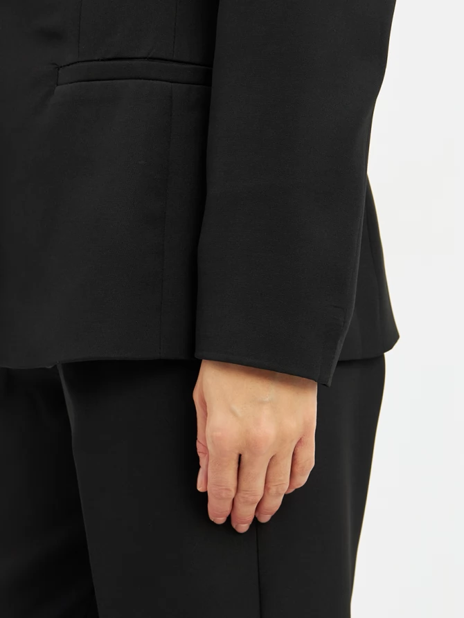 Жакет без воротника OD-876-1 черный