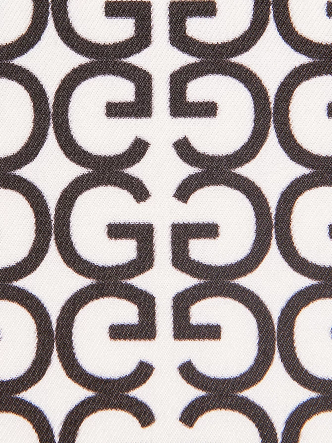 Платок с графическим узором KRD2-68-35