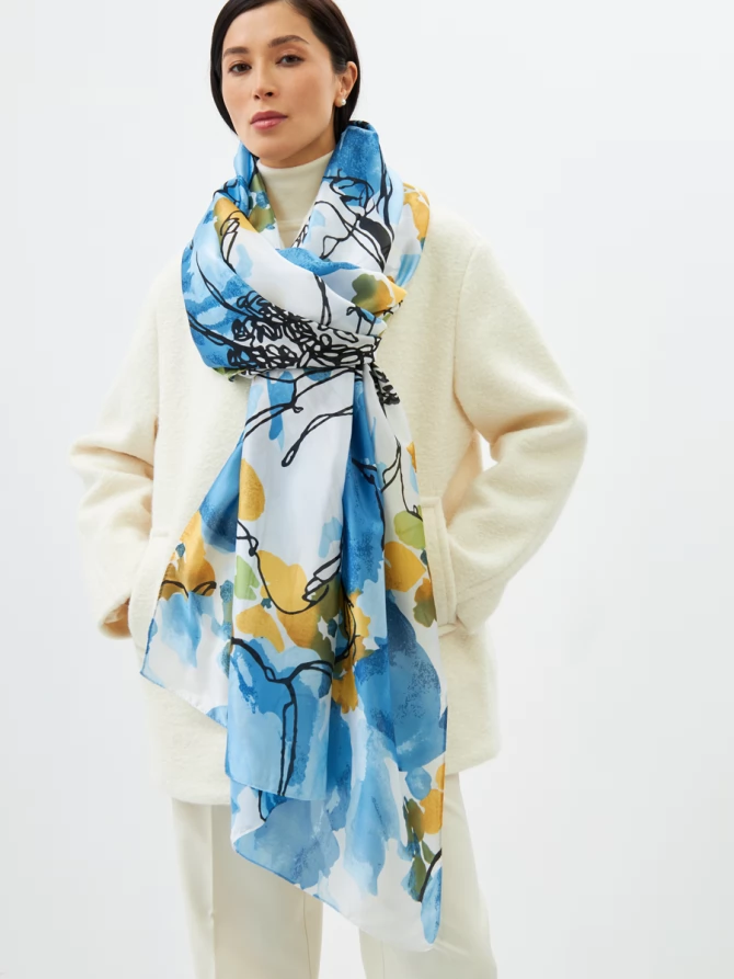 Палантин женский D2-1351-3