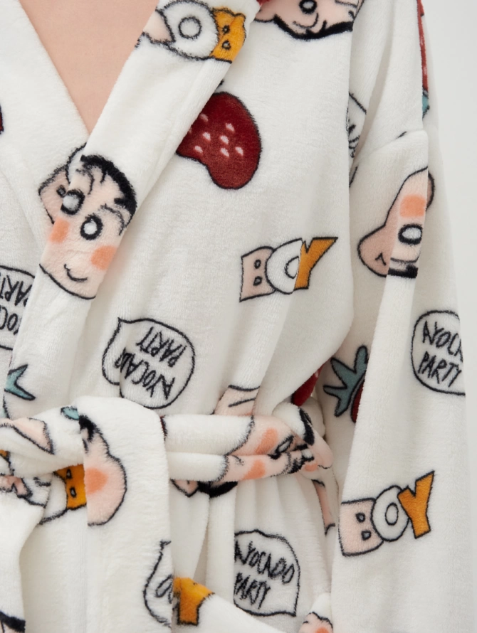 Халат из плюша