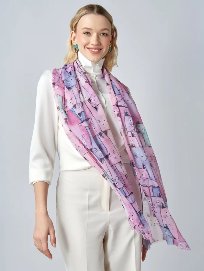 Палантин женский KSH16-128-2