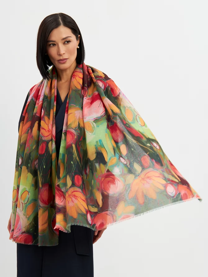 Палантин женский KSH25-1254-1