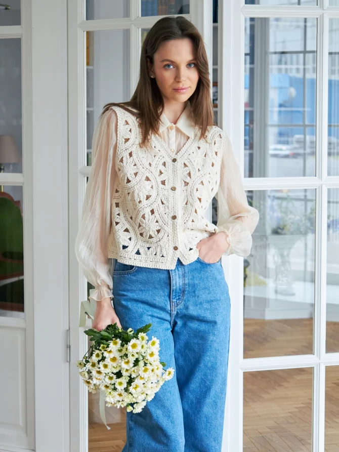 Жилет OD-001-1 вязаный