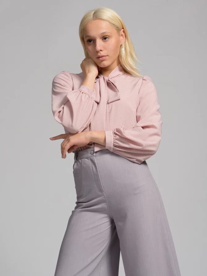 Брюки-клеш OD-552-2 серый