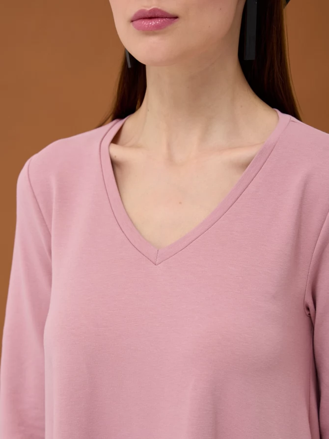 Платье с тесьмой по низу