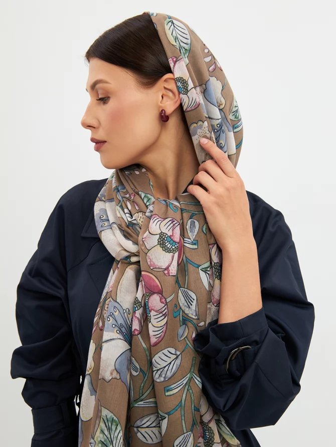 Палантин женский KSH25-K1258