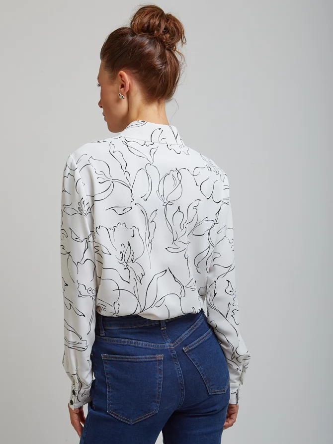 Блузка OD-814-2 белая