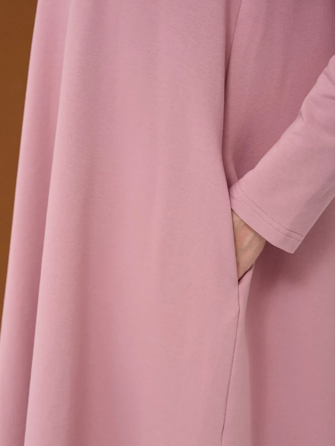 Платье с тесьмой по низу