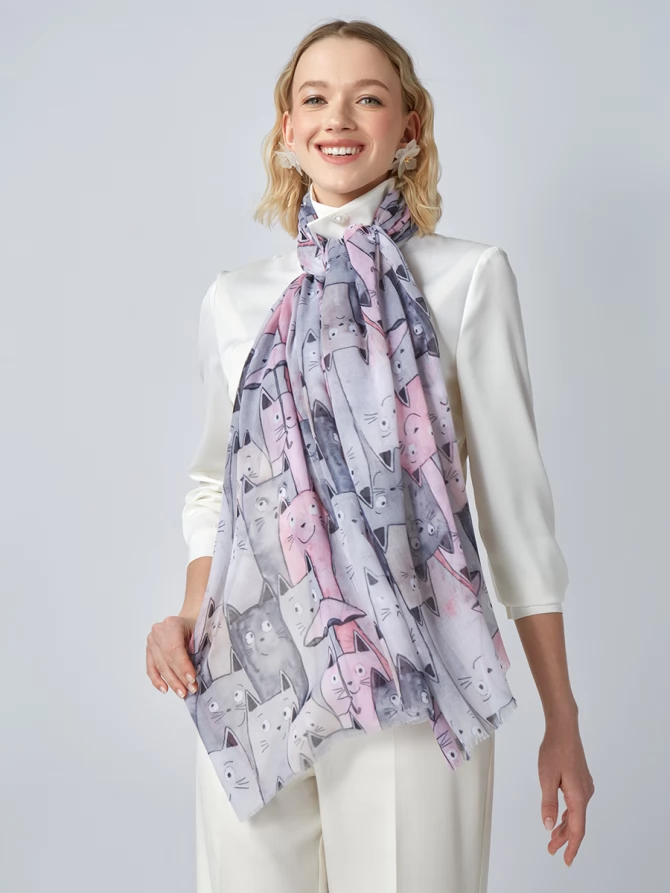 Палантин женский KSH16-128-1