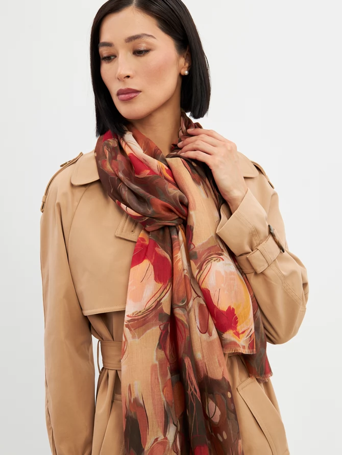 Палантин женский KSH25-1254-4