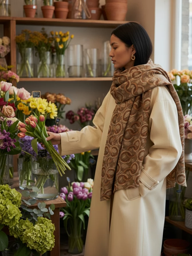 Палантин женский KSH15-1618-3