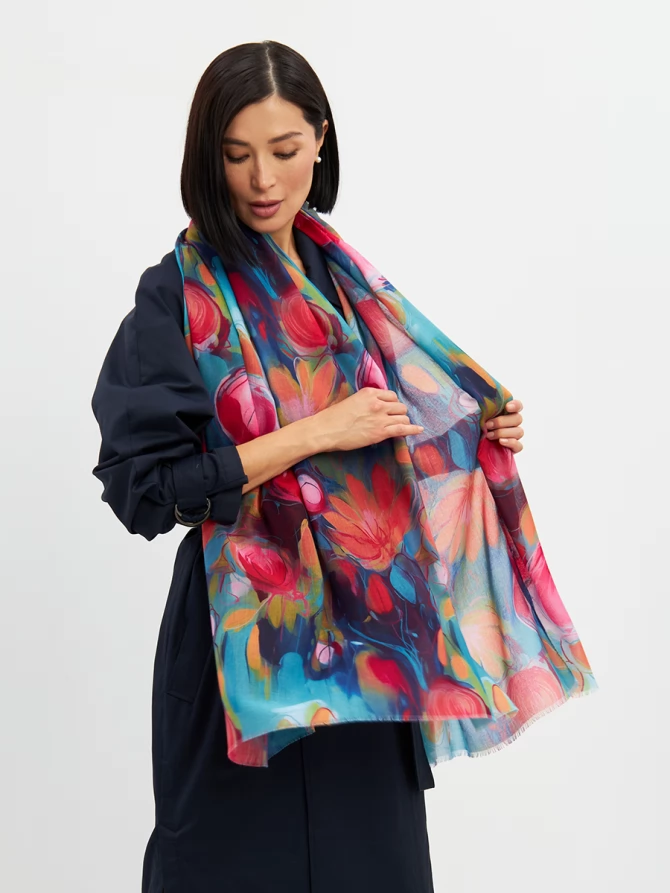 Палантин женский KSH25-1254-2