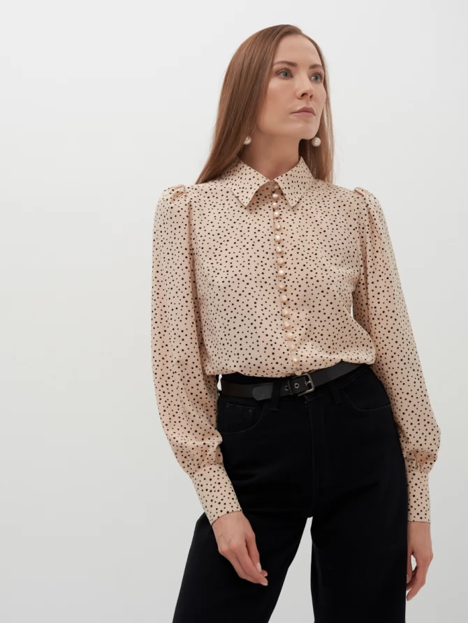 Блузка с принтом