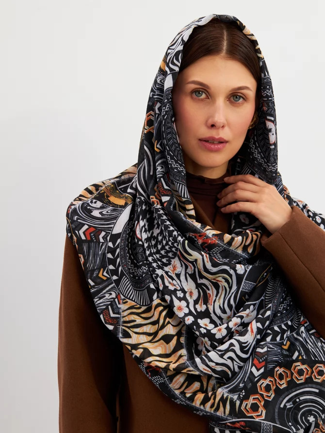 Палантин женский KSH25-K1253