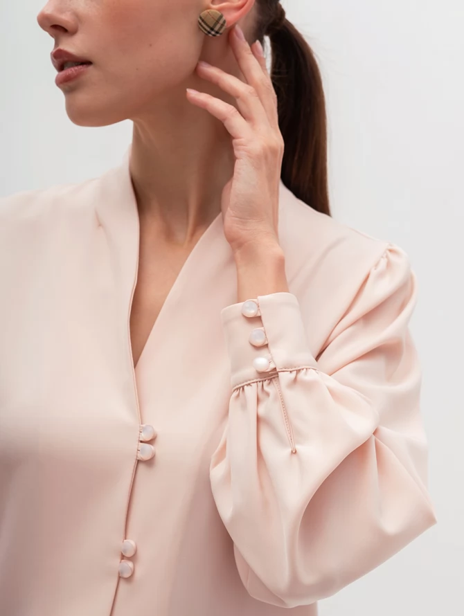 Блузка OD-735-10 бледно-розовый