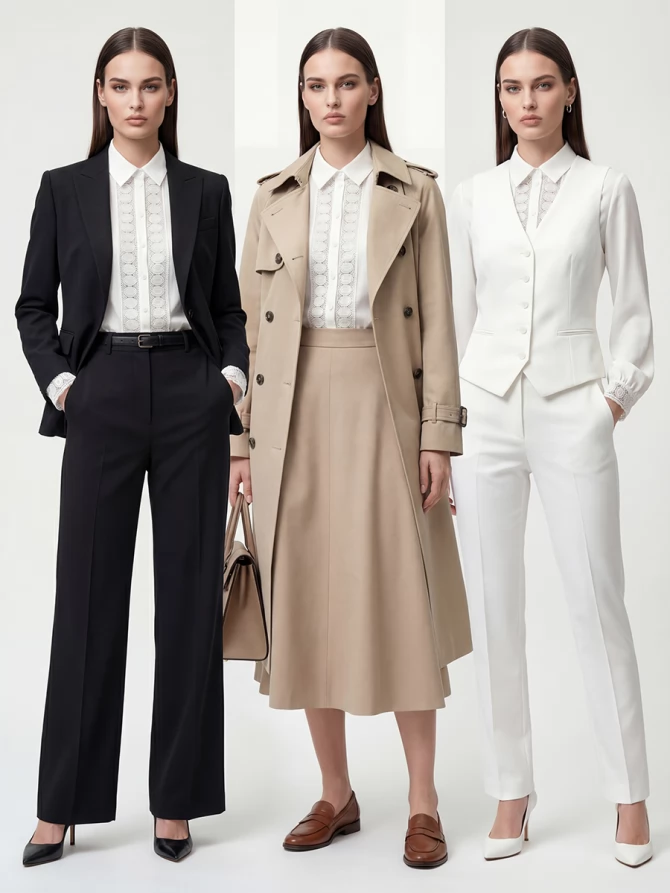 Блузка с кружевом OD-808-5 белый