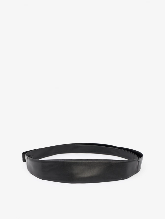Пояс-кушак из экокожи OD-1054-1, черный