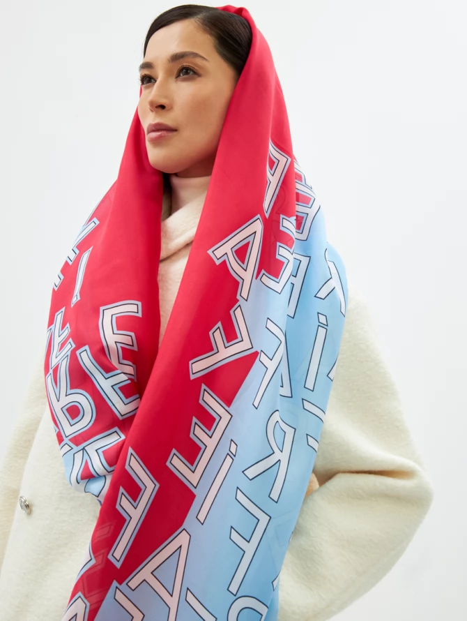 Палантин женский D2-1352-2