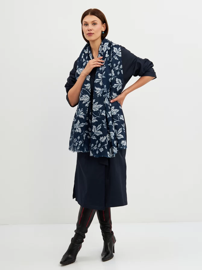 Палантин женский с принтом