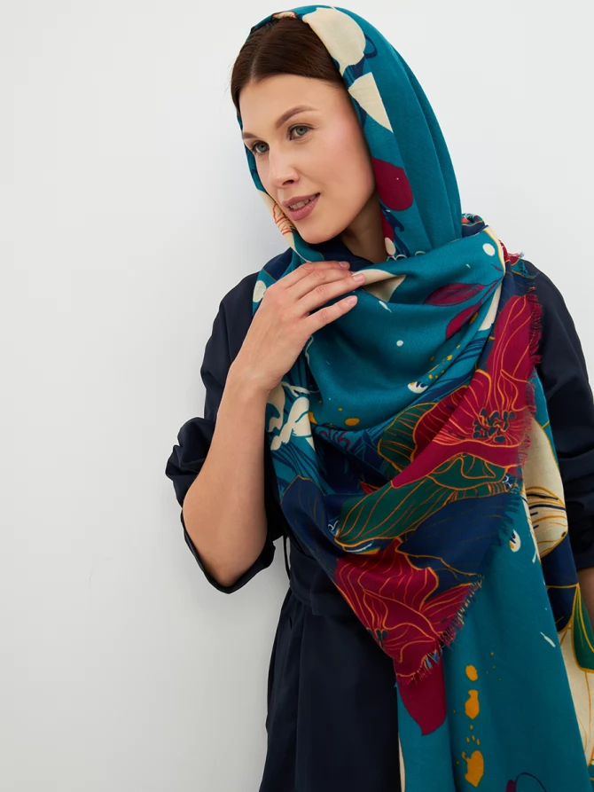 Палантин женский SHU25-10-2