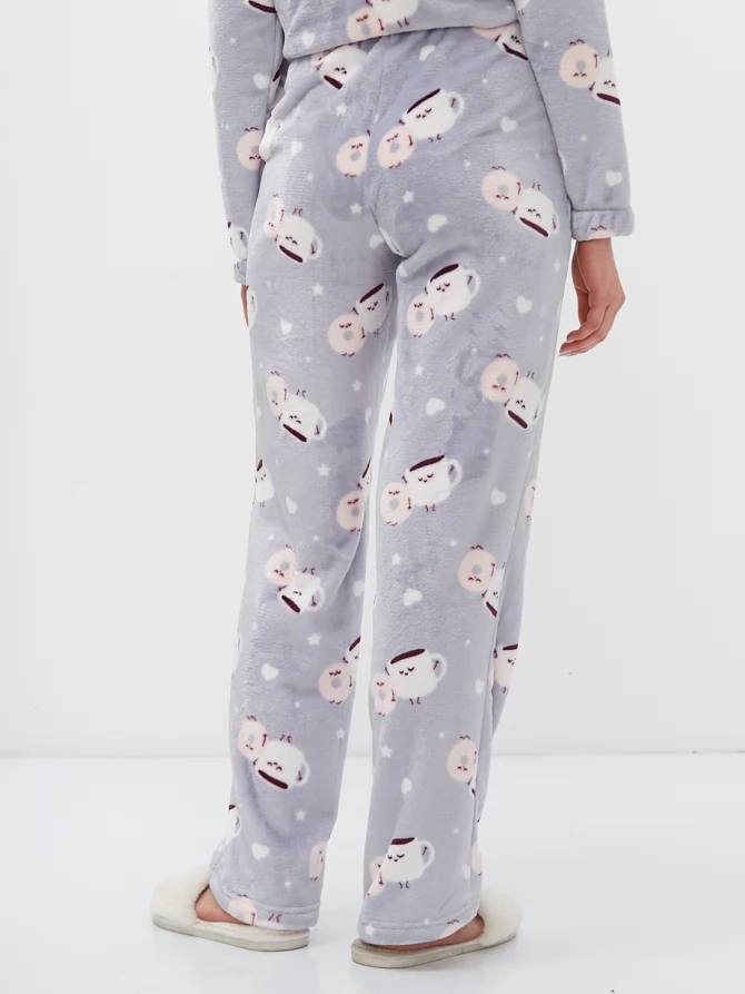 Брюки из плюша