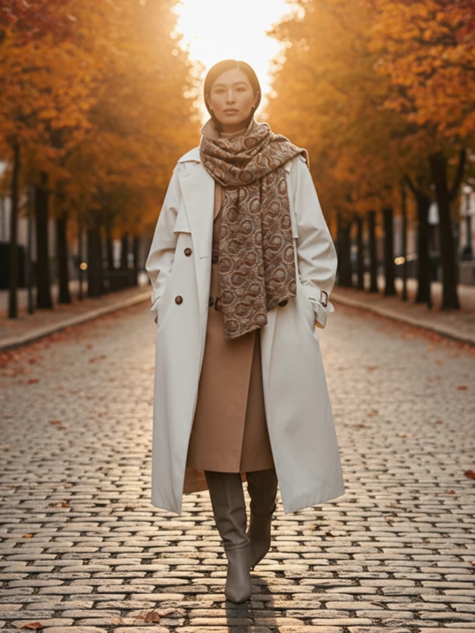 Палантин женский KSH15-1618-3