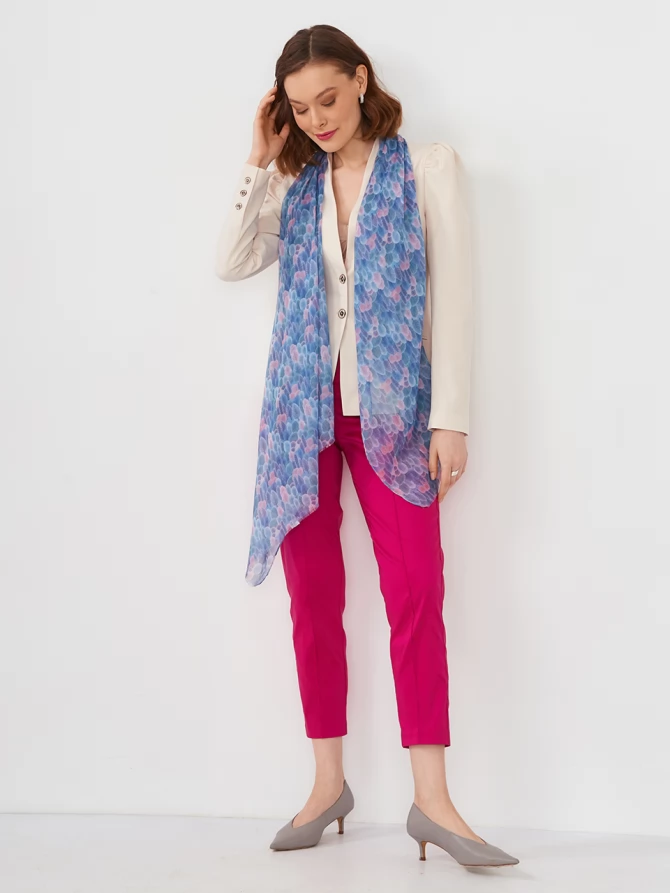 Палантин с арт-деко узором KSH14-115-19