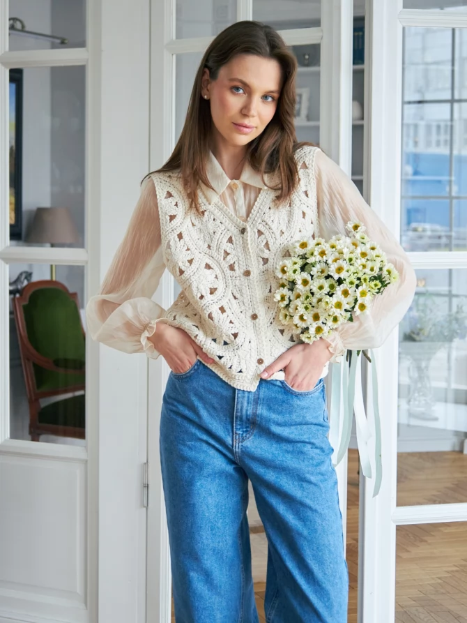 Жилет OD-001-1 вязаный