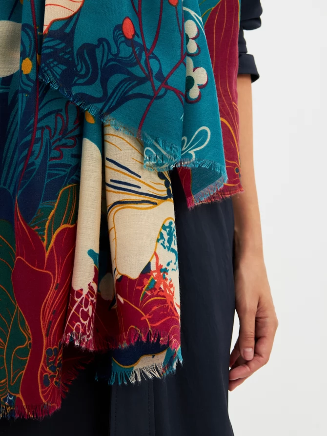 Палантин женский SHU25-10-2