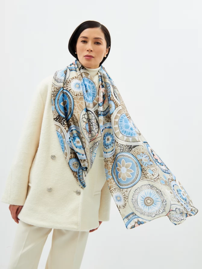 Палантин женский D2-1353-1