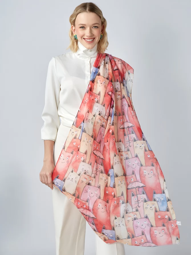 Палантин женский KSH16-128-5