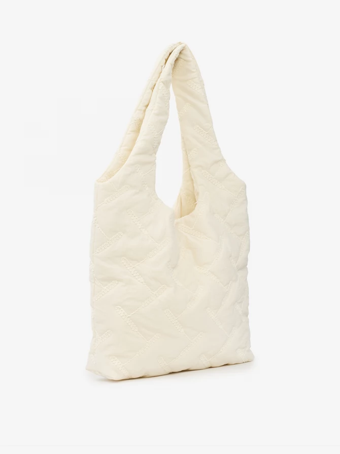 Стеганая сумка на магнитных кнопках OD-1053-1 бежевый