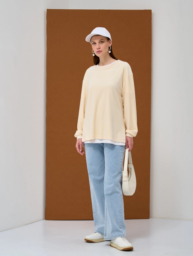 Свитшот из велюра