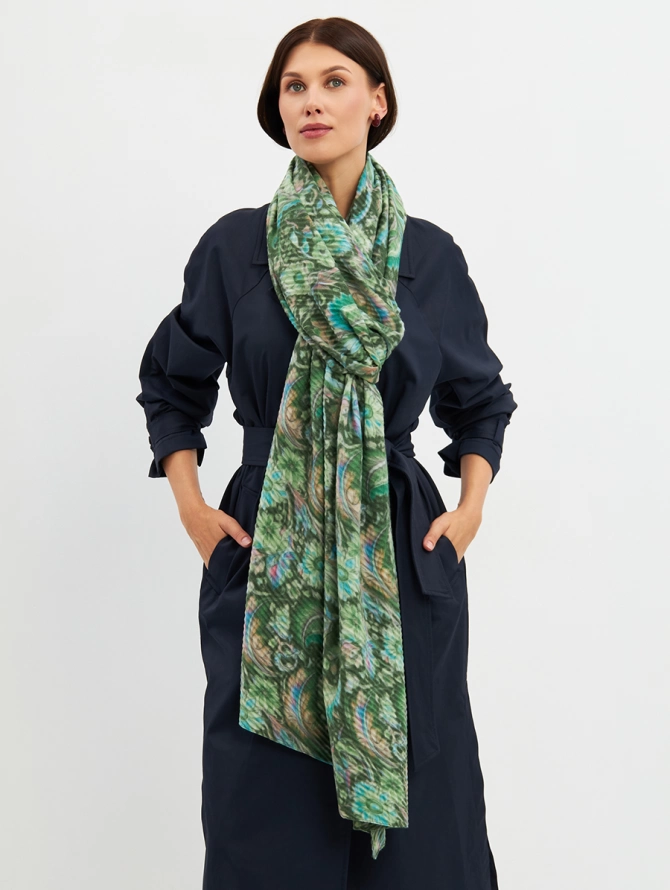 Палантин женский с восточным узором