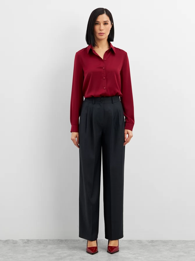 Брюкис 3-мя складками OD-1005-1 серый