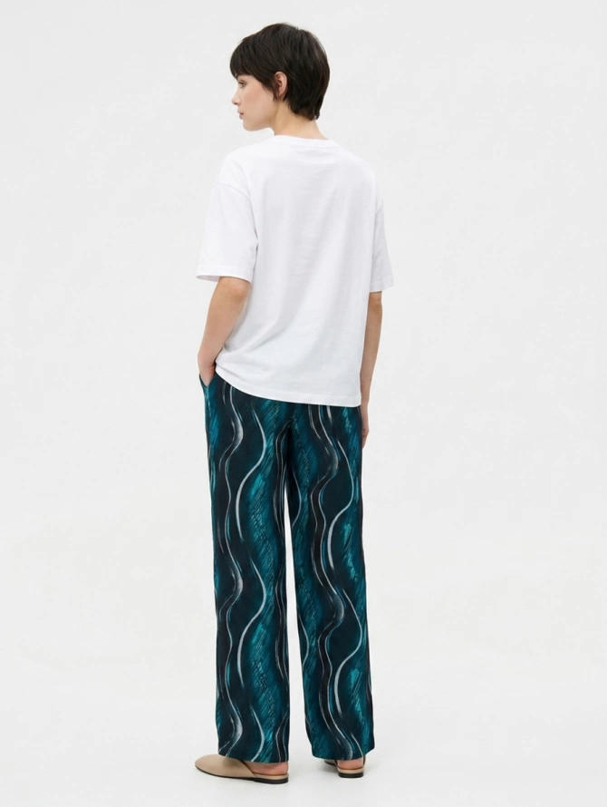 Брюки домашние с принтом