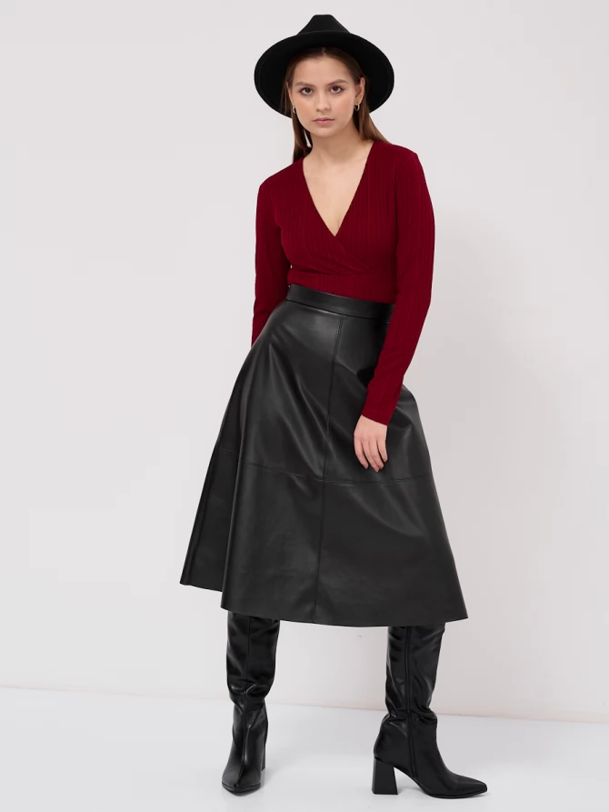 Боди в рубчик