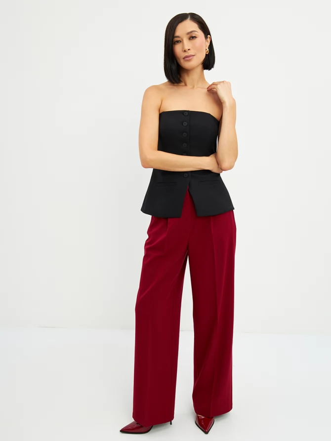 Брюки костюмка OD-825-4 бордо