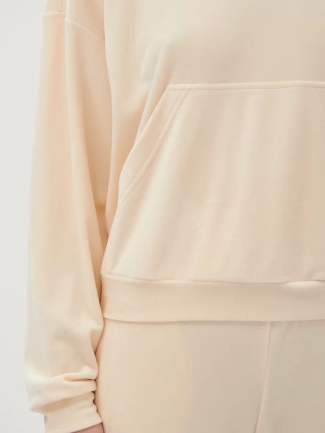 Худи из велюра