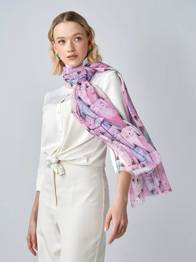 Палантин женский KSH16-128-2