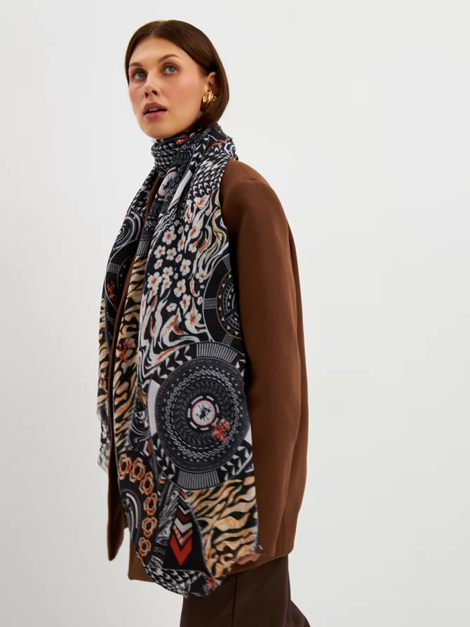 Палантин женский KSH25-K1253