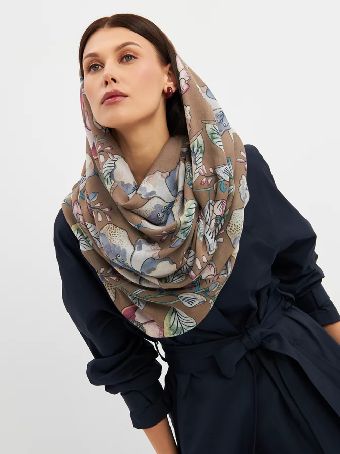 Палантин женский KSH25-K1258