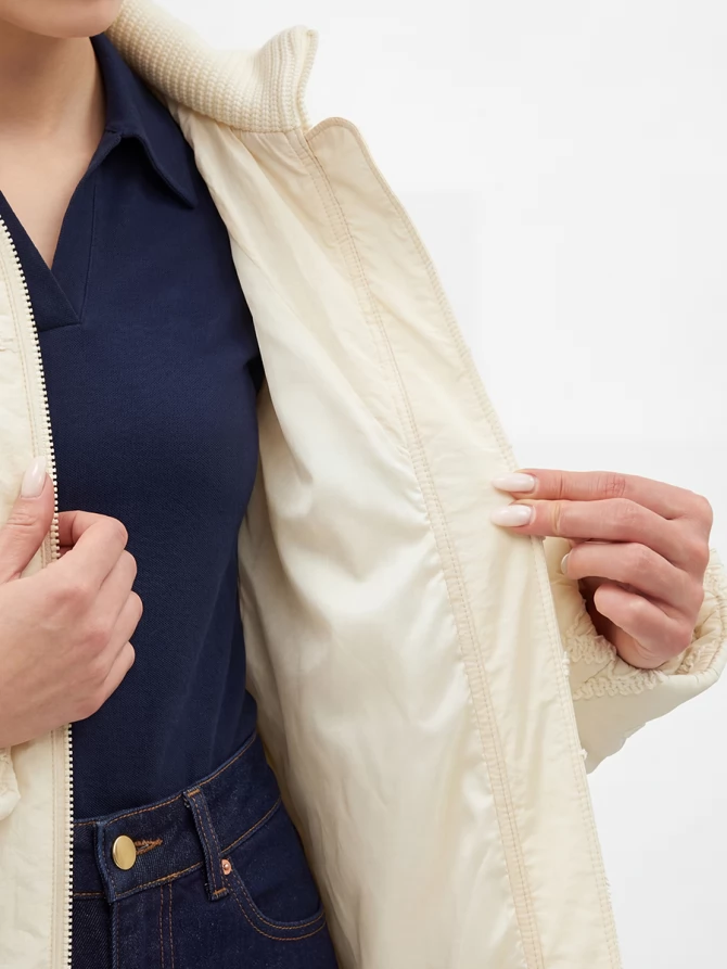 Полупальто стеганое OD-1046-1 бежевый