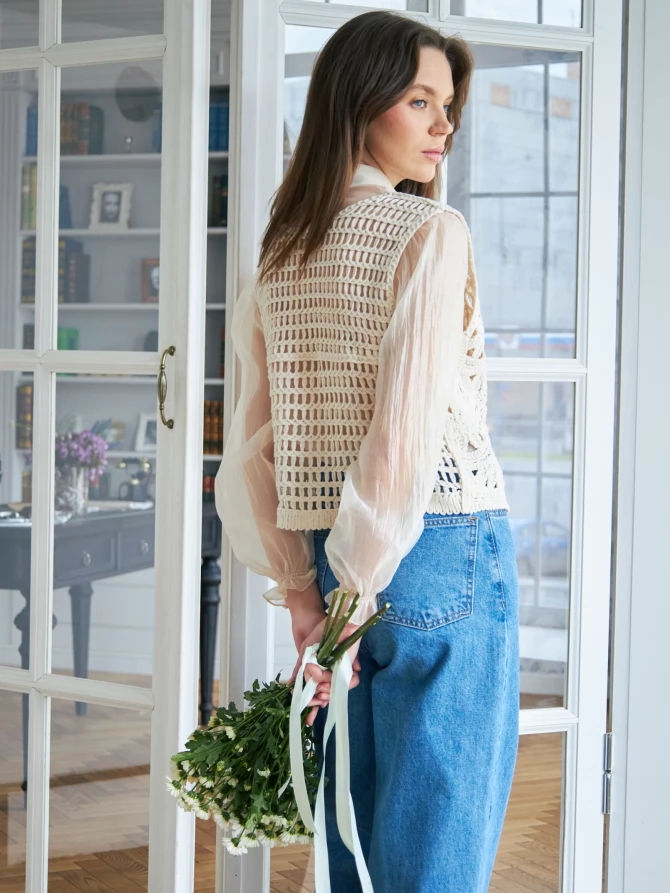 Жилет OD-001-1 вязаный