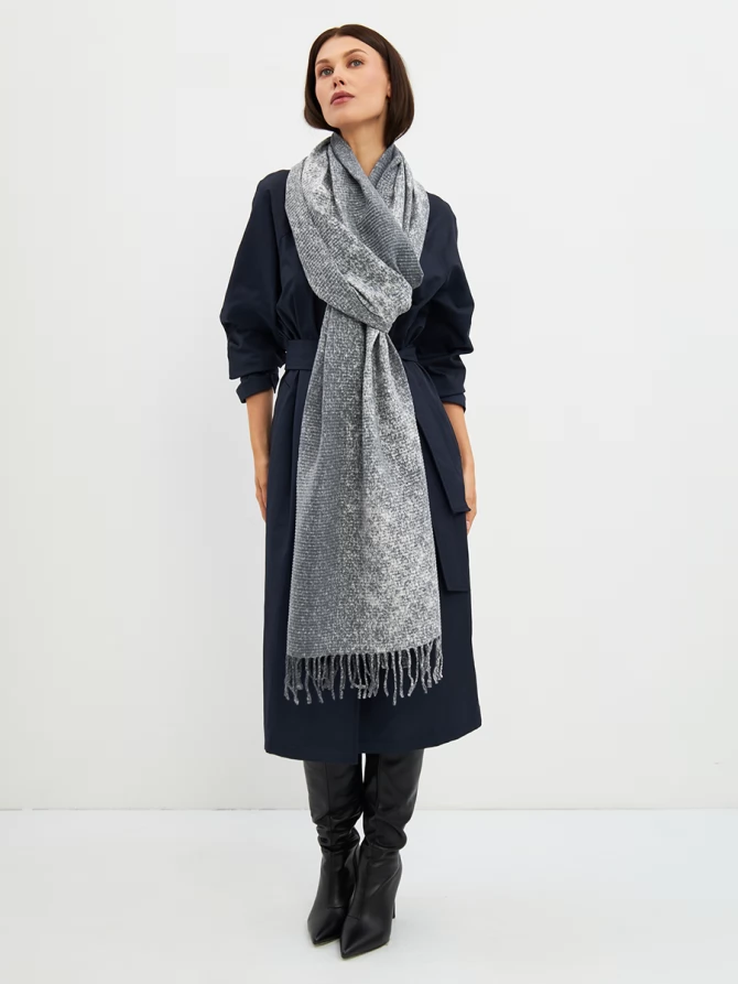 Двусторонний палантин с градиентом