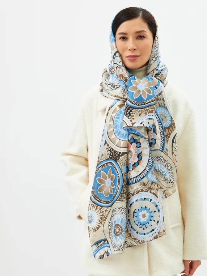 Палантин женский D2-1353-1