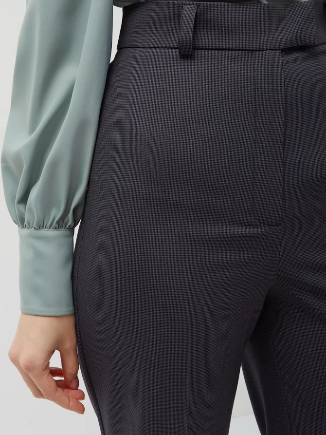 Брюки-клеш  OD-822-1 серый